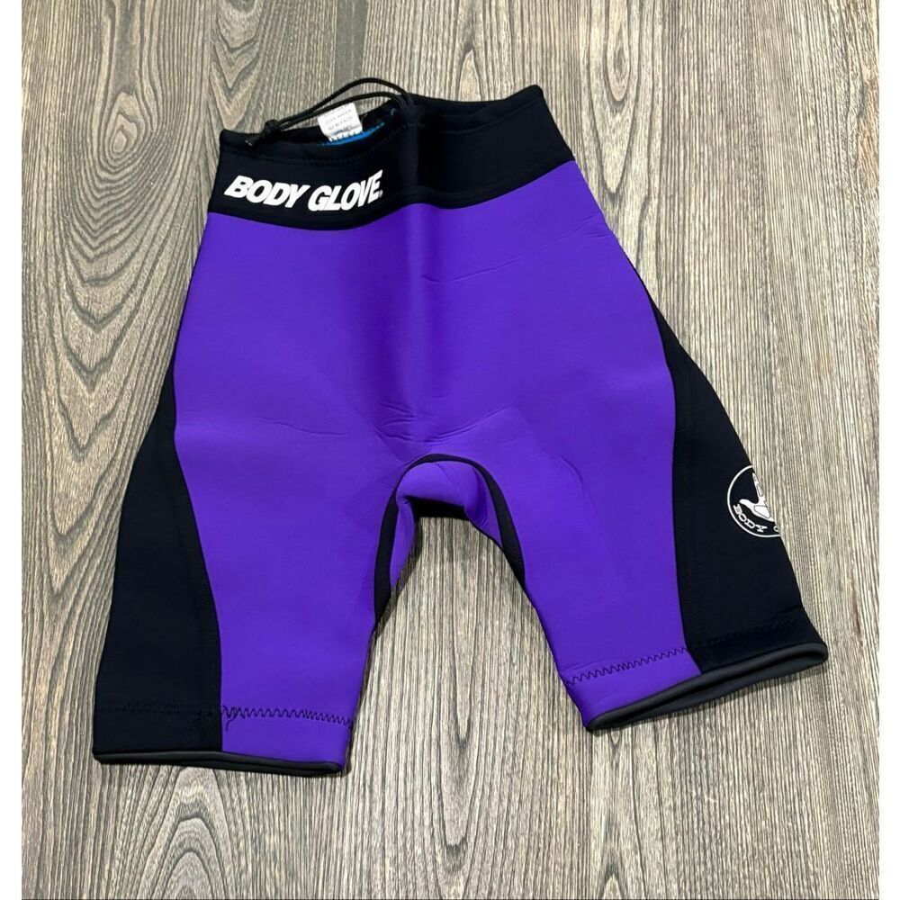 Body Glove Mens Neoprene Wetsuit Shorts Water Sports Stretch Purple Black Size S